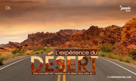 L’expérience du désert